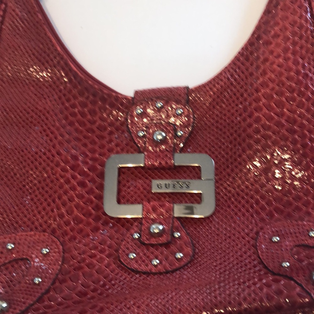 Guess Satchel (Red) - Picture 2 of 8